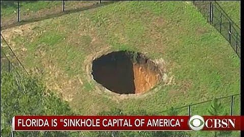 Science behind what causes sinkholes