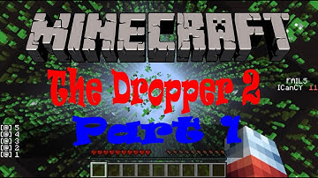 Minecraft : The Dropper 2 Part 1 Levels 1-8 (Epic Survival Falling Map)