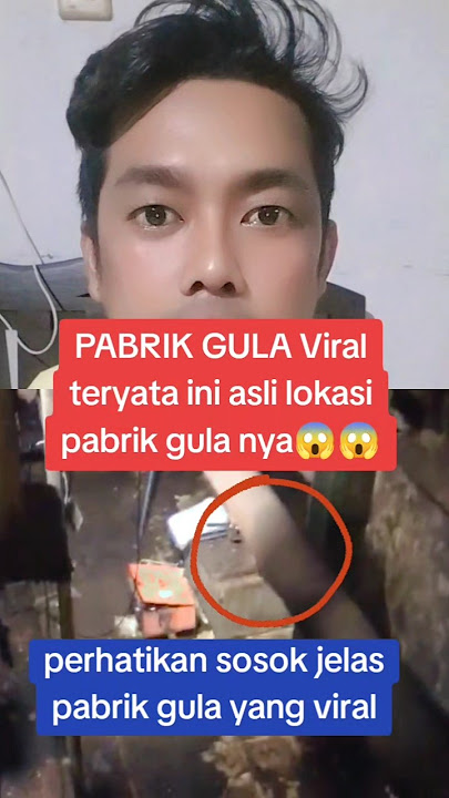 pabrik gula ternyata benar ada penampakan jelas sosok #pabrikgula #misteri #horror