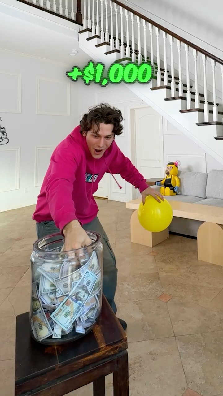 Don't Drop The Balloon... ? #shorts