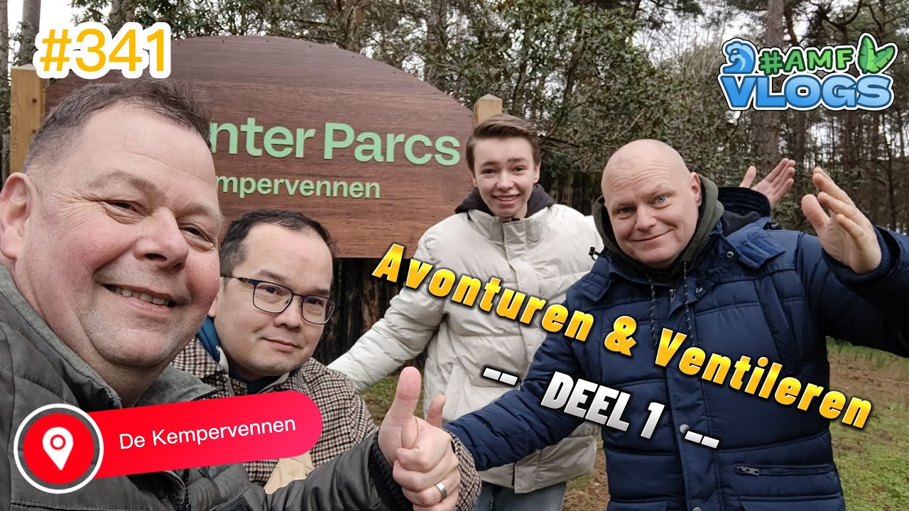 DE KEMPERVENNEN | CENTER PARCS | AVONTUREN & VENTILEREN MET VRIENDEN | Deel 1. #centerparcs