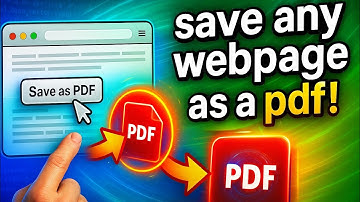 save any webpage as pdf | How To Convert Any Webpage Into PDF ( 2025) | Save Websites as PDF Easily