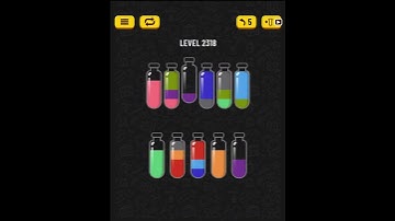 [BRAIN GAME] Soda Sort Puzzle LEVEL 2318 (Challenging the World Record)