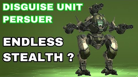 Endless Stealth ? - Disguise Unit Persuer gameplay | War Robots Test Server 🔥