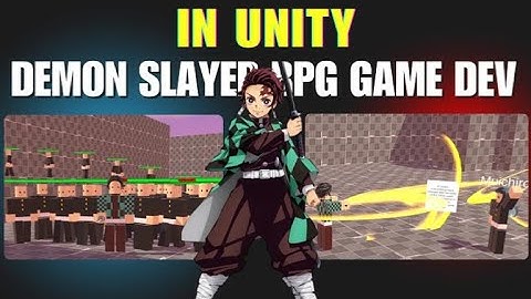 🤓I Added Demon Slayer Tanjiro to My Unity RPG Game!All Custom Skills and Animations!