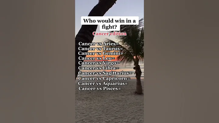 Who would win a fight. Cancer edition - Zodiac signs Shorts - DayDayNews