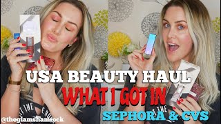 USA BEAUTY HAUL : WHAT I BOUGHT IN SEPHORA &amp; CVS