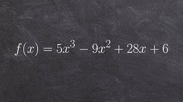 Using descartes rule of signs to find the number of positive and negative real zeros