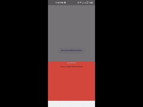BottomSheet Widget |