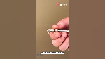 Self tapping screw secure #hacks #screw #easy #tools #smart