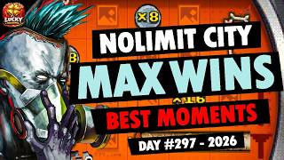 Nolimit City Max Win Best Moments (Day #297 - 2026)