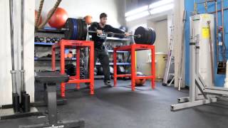 split jerk cluster, 1.1 @ 315lb