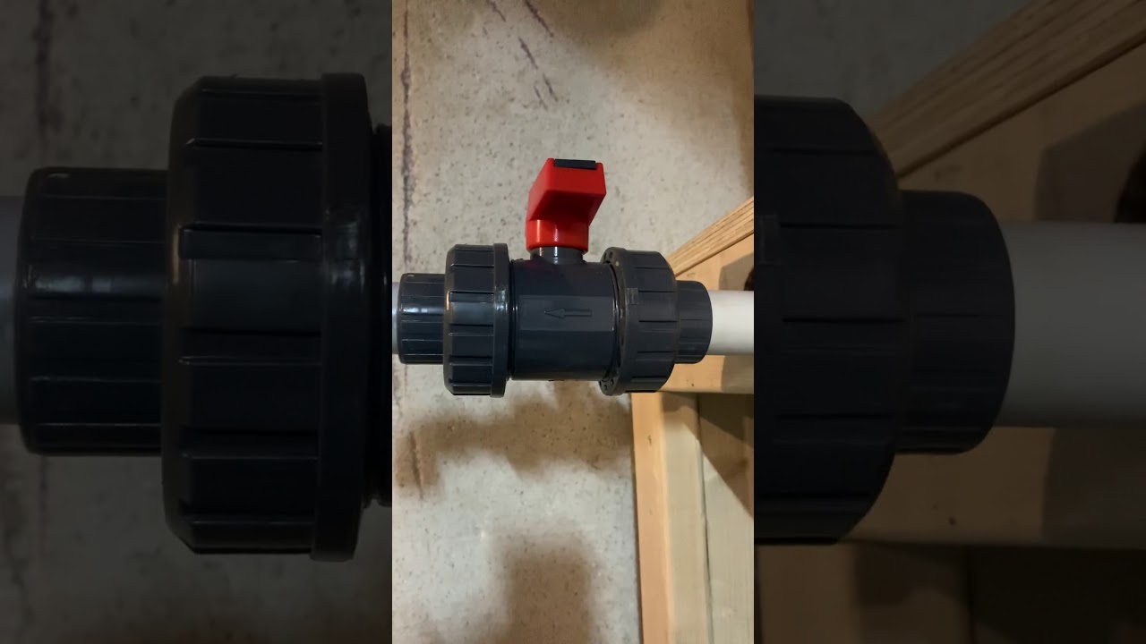 Saltwater Mixing Station - Easy Water Changes From Basement to 1st Floor