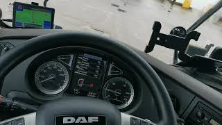 Настройка паузы дворника DAF 480 XF Evro 6 Setting the wiper pause.