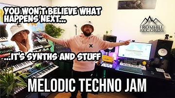 Melodic techno livejam || Every patch from scratch