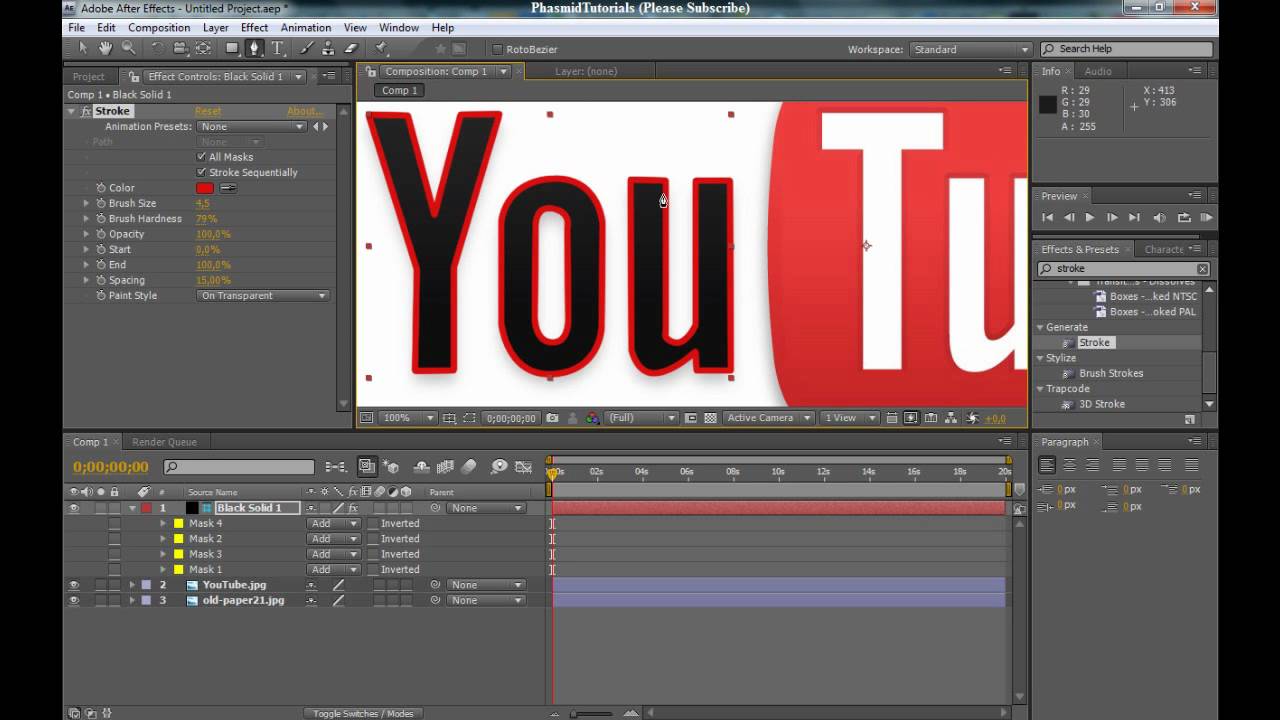 after effects stroke width after effects stroke width