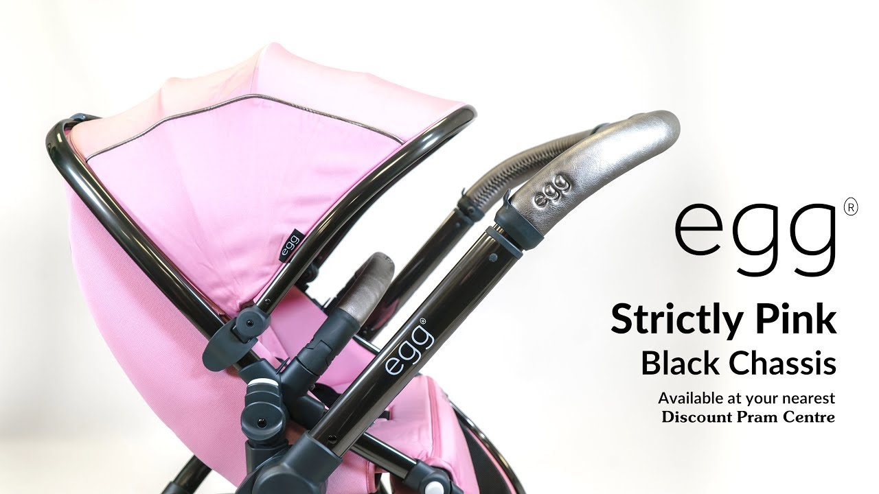 egg stroller pink