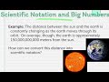 8: 1-9 Understanding Scientific Notation