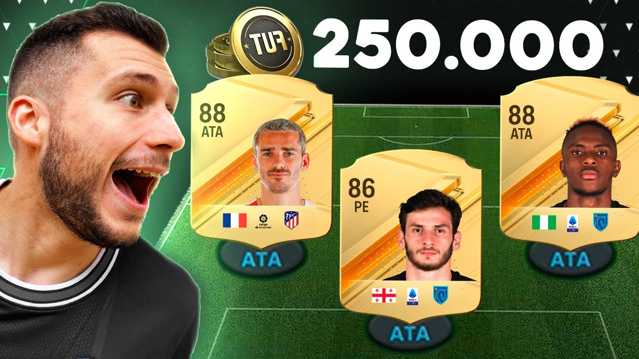 MEU PRIMEIRO TIME NO EA FC 24!!! GASTEI MAIS DE 250K DE COINS 🤑🤑🤑 ULTIMATE TEAM