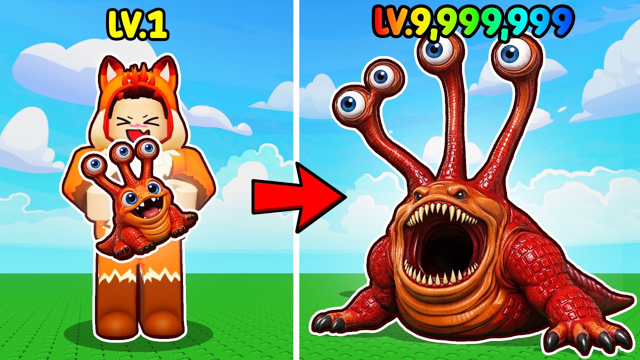 Я поймал могущественного морского чудовища в Roblox