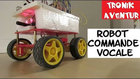 TRONIK AVENTUR 159 - ROBOT COMMANDE VOCALE ARDUINO UNO DIY EXPERIENCE ELECTRONIQUE