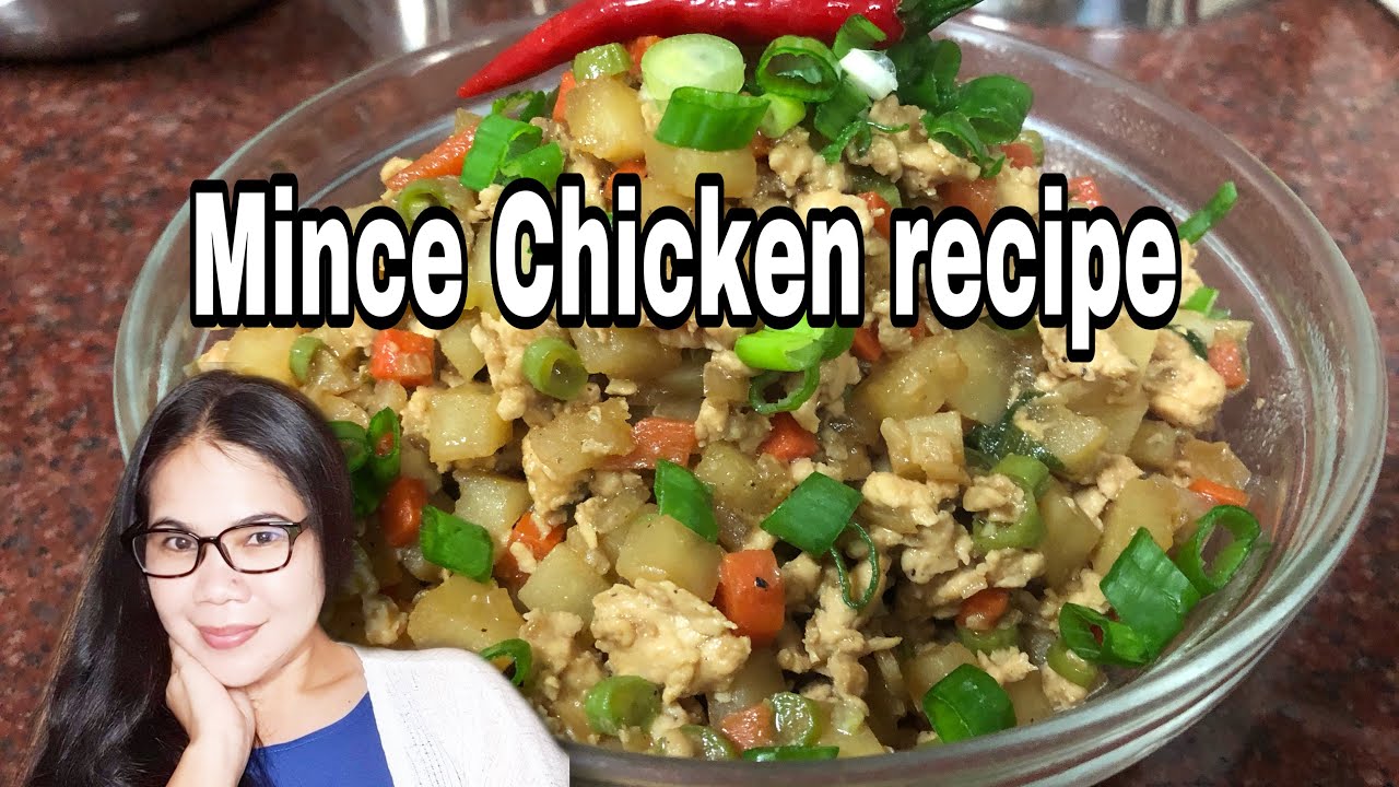 HEALTHY GROUND CHICKEN RECIPE || MINCE CHICKEN RECIPE - YouTube
