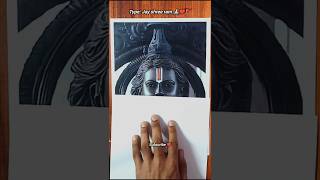 Rate my artwork 1-100 🙏🏼#hyperrealism #hanuman #hanumanji #art #shorts #viral