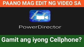 Paano mag Edit ng Video sa Cellphone Gamit ang Power Director App? screenshot 3