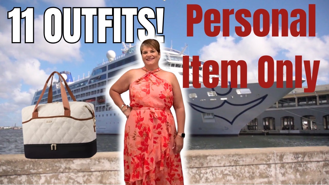 Personal Item Only! Packing 11 Outfits for a 4-Day Cruise