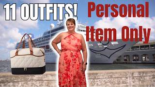 Personal Item Only! Packing 11 Outfits for a 4-Day Cruise