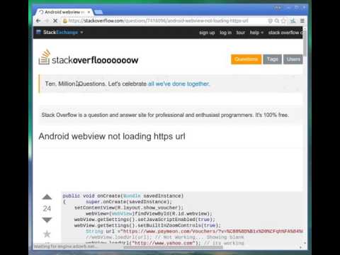 Webview - stackoverflow question