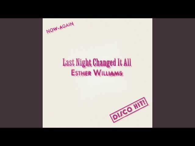 Last Night Changed It All (I Really Had A Ball) - YouTube
