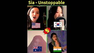 Sia Unstoppable Cover Song Aish Katalbas Jiae Tv Tanya Fonin Sia Unstoppable Song