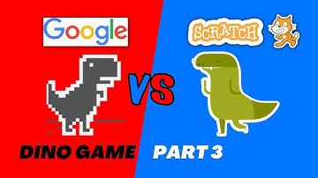 🔥 Google Dino Game #3 | Game Over | Scratch Tutorial #scratch #scratchtutorial