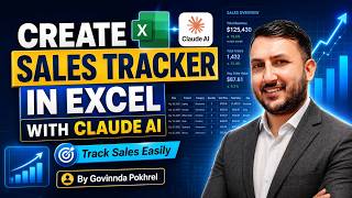 How to Create Sales tracker excel templets by Using Claude AI By Govinnda Pokhrel