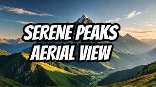 Serene Himalayan Dawn: Rain-Kissed Peaks & Aerial Views