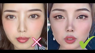 How to contour & highlight your nose | Do's & Don'ts | Natural effect for flat and round nose