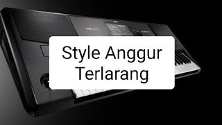STYLE KEYBOARD KORG PA 600, ANGGUR TERLARANG ( MEGGY Z ) TRIAZ