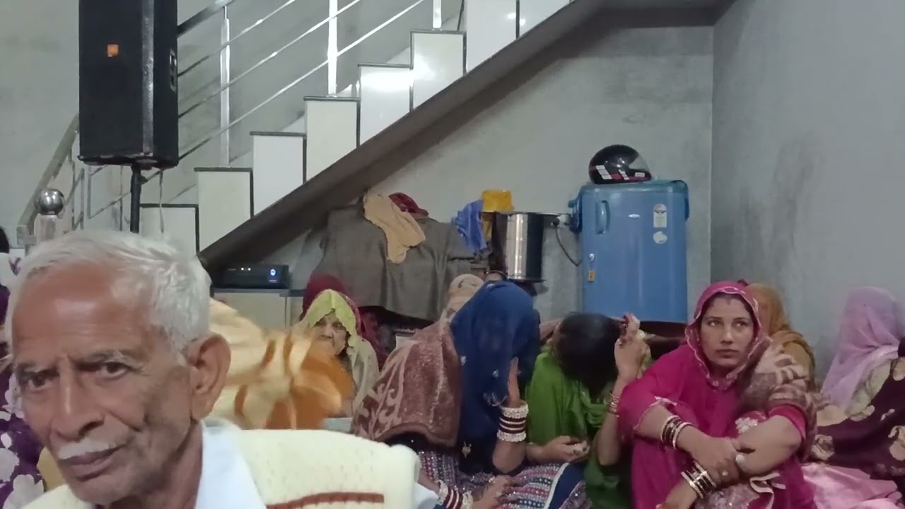 Sharma ji moter सत्संग गायक कलाकार बाई मुक्ता महाराजजी श्रीगंगानगर भाई मदन लाल वर्मा के घर पर सत्संग