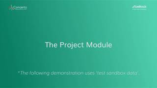 Concerto The Project Module