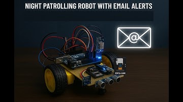 HVS-4551 .Night Patrolling Robot with Esp32 Cam.
