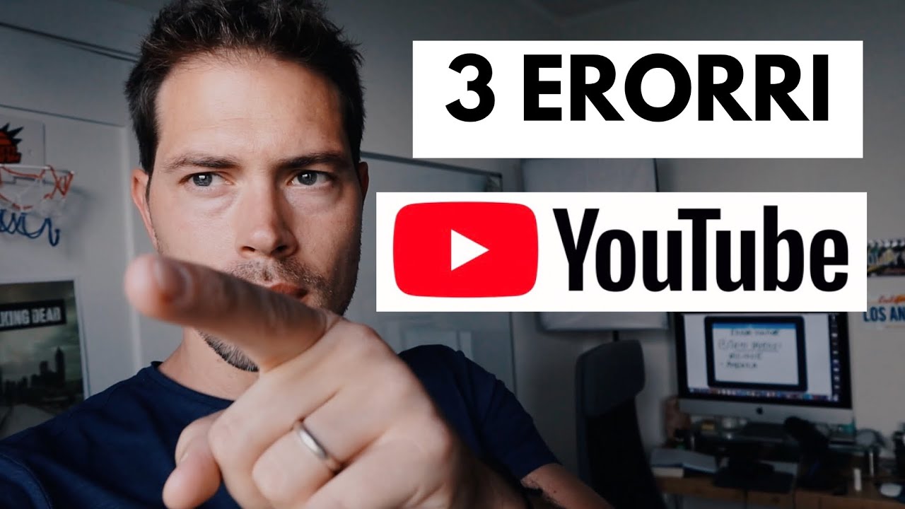 Crescere su YouTube: 3 errori da NON fare - YouTube
