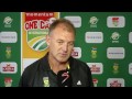 Birrell Reflects on 1st ODI