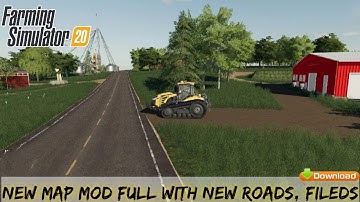 FS 20 New Map Mod full with new Roads, files,vehicles.