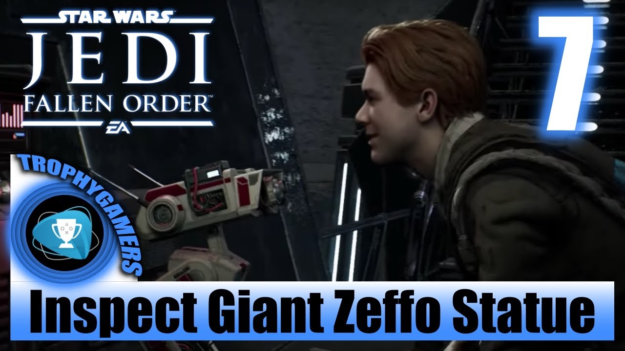 Jedi Fallen Order Inspect the Giant Zeffo Statue Gameplay