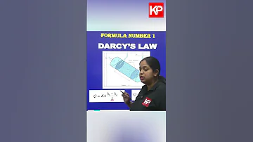 Formula. 1 Darcy's law   #shorts #geology #darcylaw #gategeology