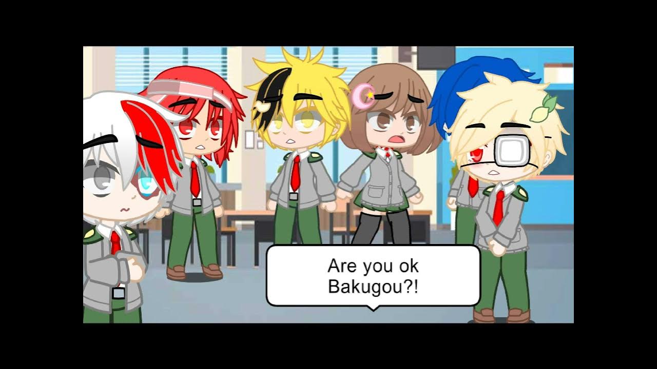 When someone hurts Bakugou DkBk Ft. shy bakugou and protective izuku AU(?my AU?) YouTube