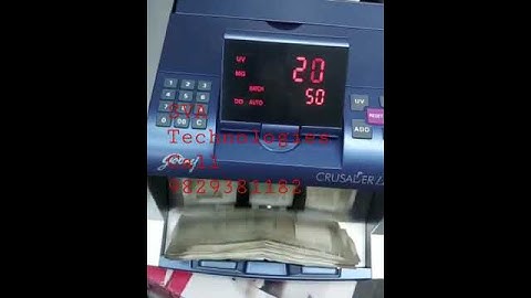 godrej crusader lite currency counting machine with fake detector SVA Technologies Cal 9829381182