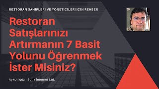 Restoran Satışlarınızı Artırmanın 7 Yolunu Bilmek İster Misiniz?