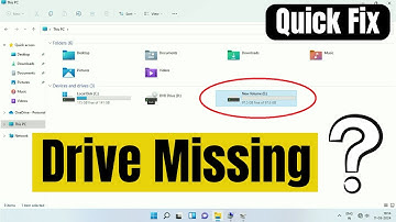 D,E,F Drive Suddenly Missing in Windows 10/11 - Quick Fix✅